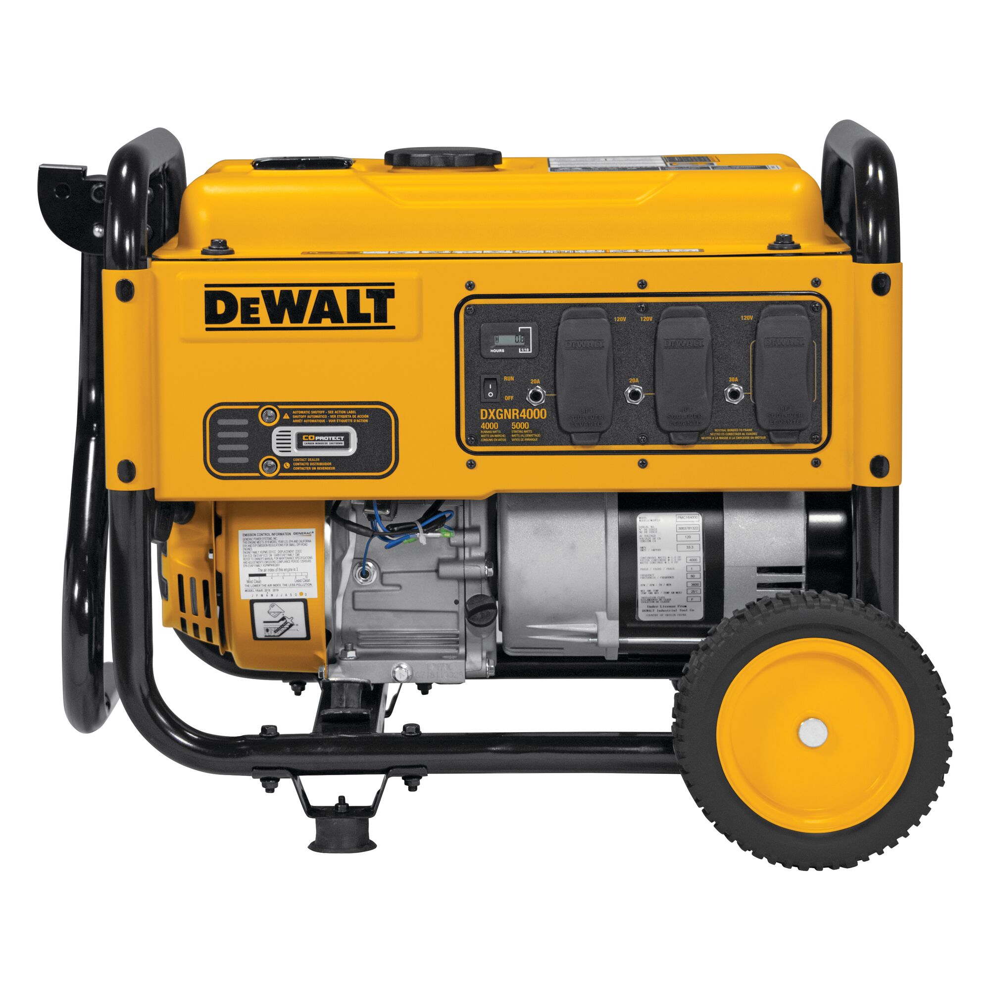 4000 WATT PORTABLE GAS GENERATOR DEWALT