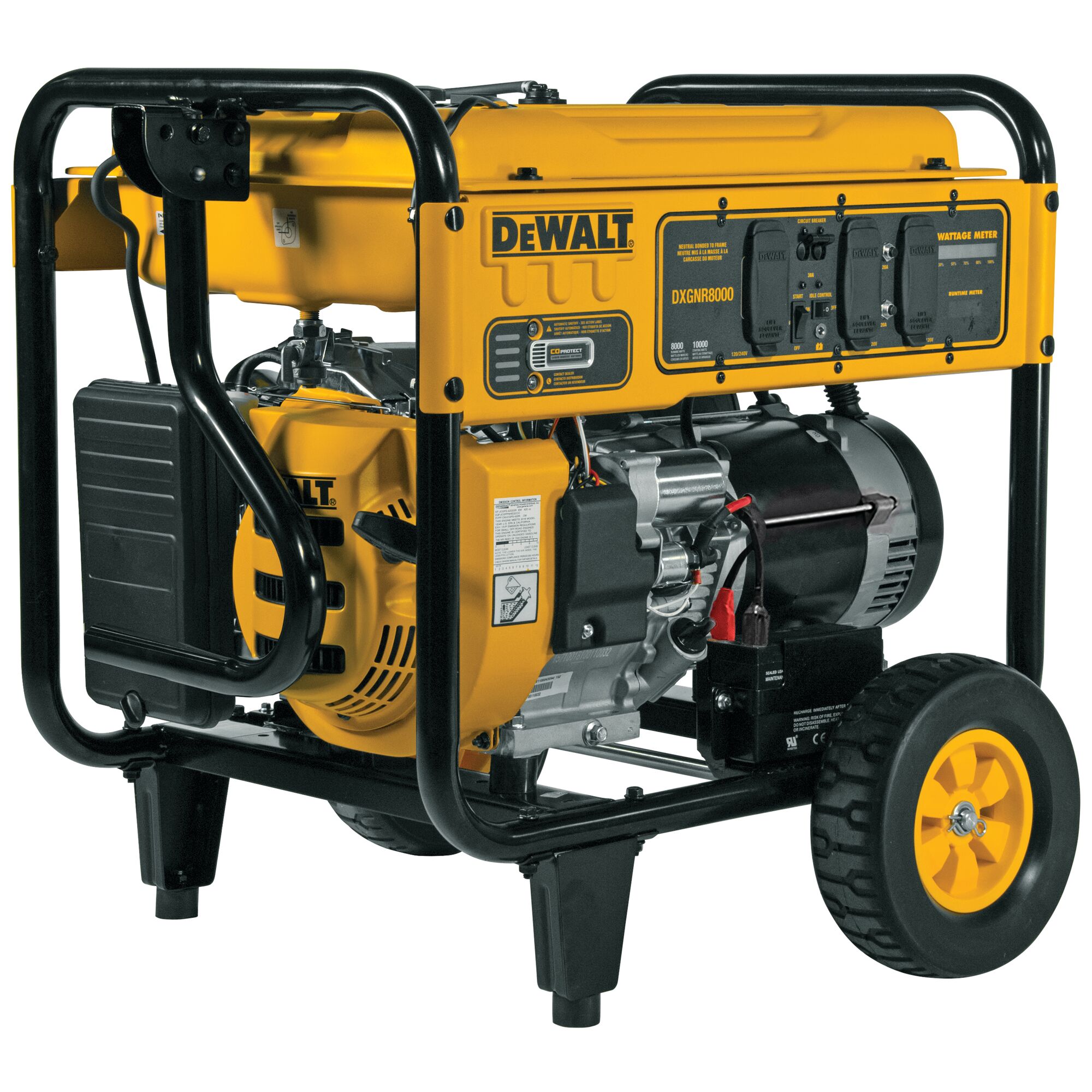 8000 WATT PORTABLE GAS GENERATOR DEWALT