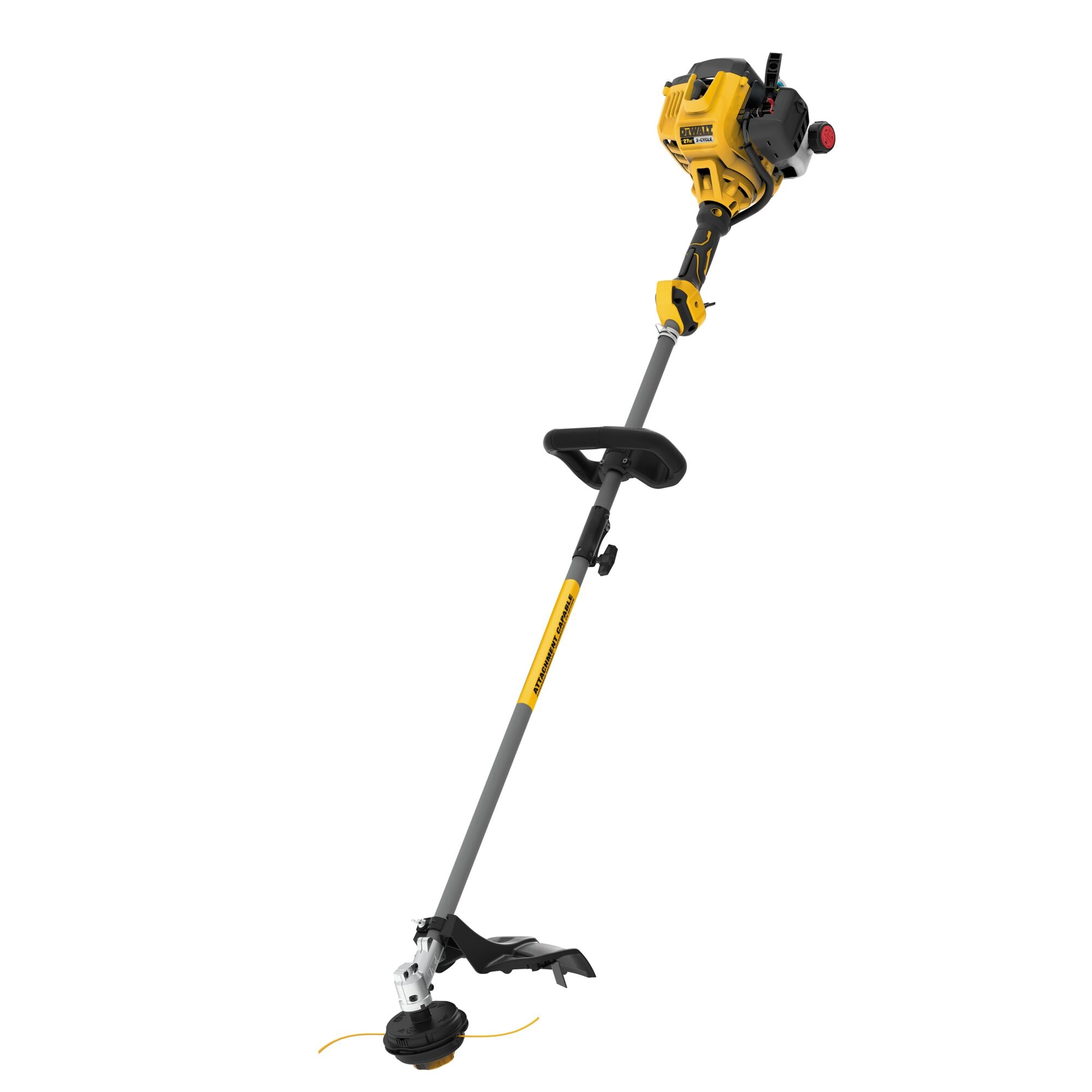 27 cc 2 Cycle 17 in Gas Straight Shaft String Trimmer With