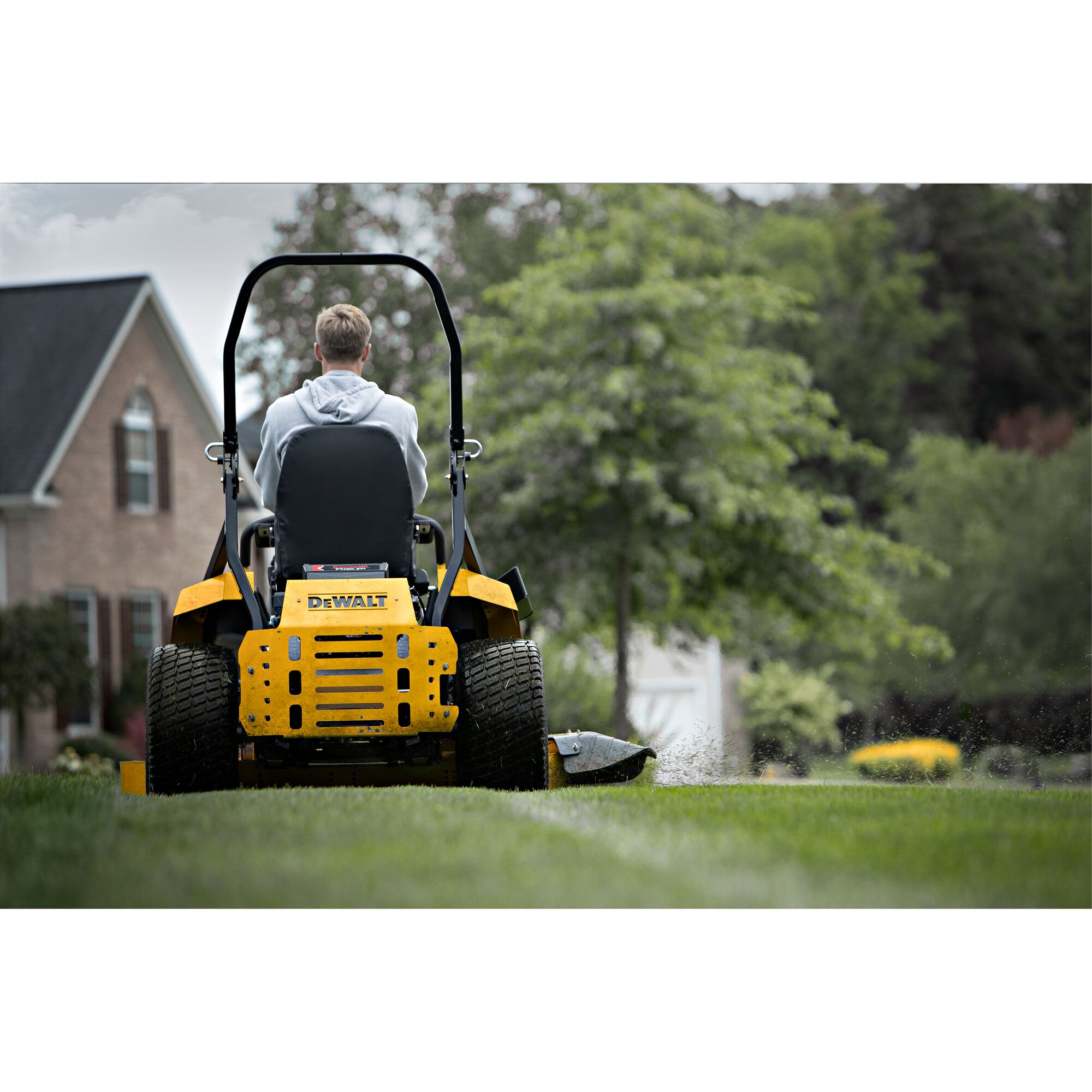 Dewalt riding online mower