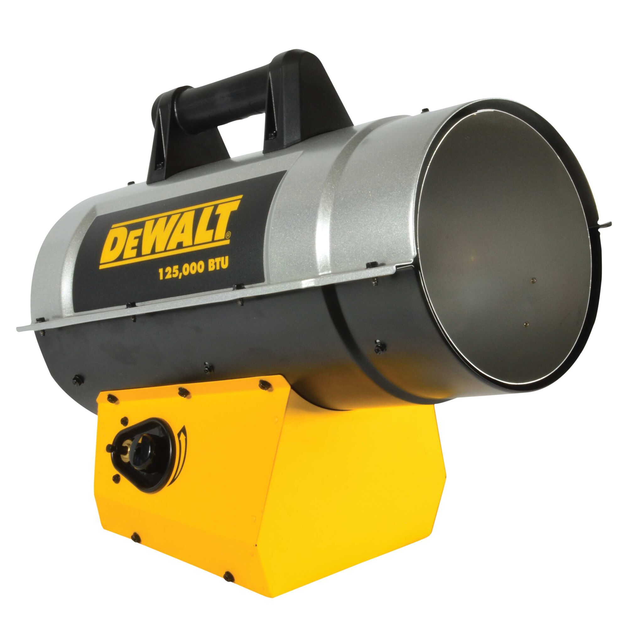 DeWalt DXH125FAV 125,000 BTU/hr. 3000 Sq. Ft. Forced Air LP Gas Portable  Heater