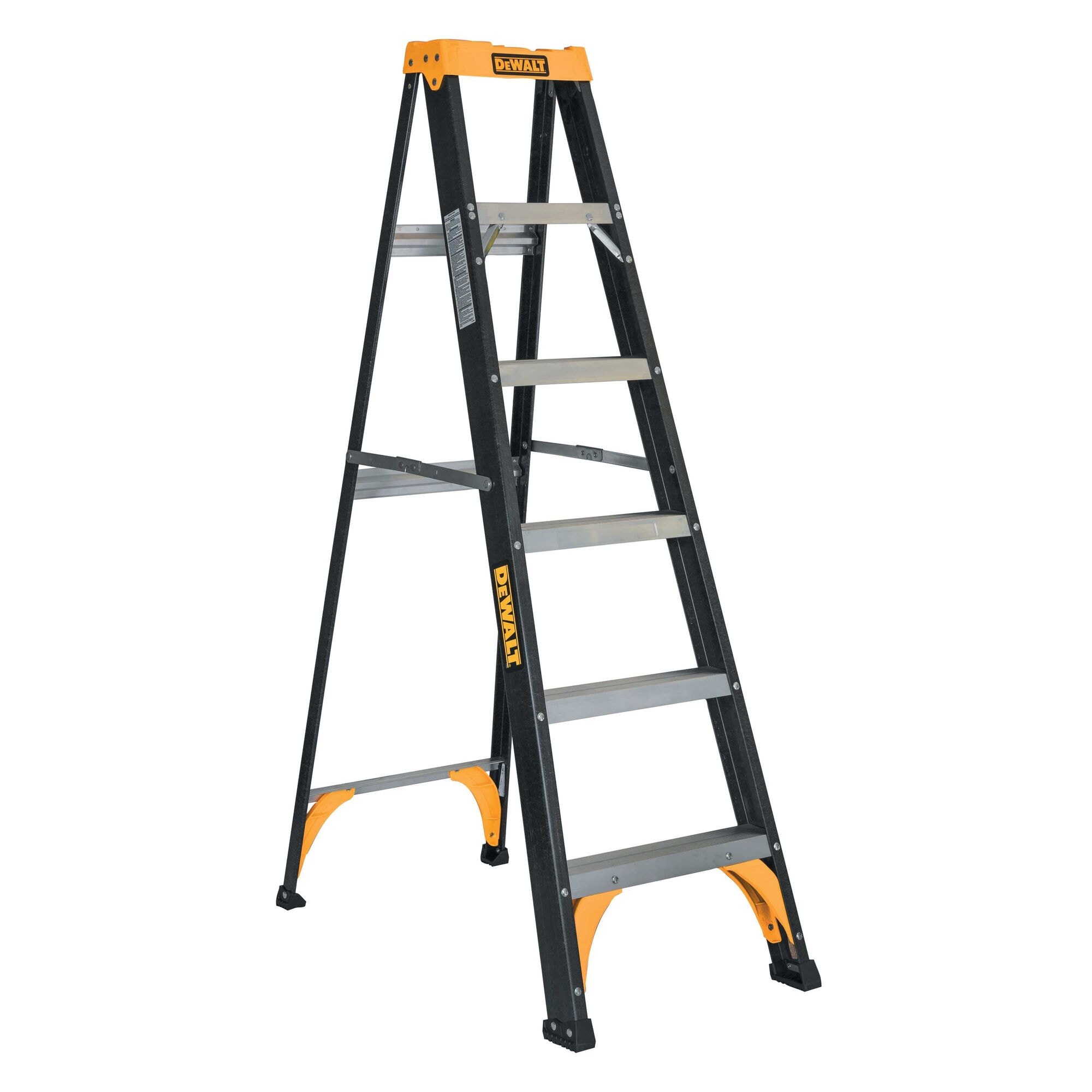 6-ft Fiberglass 225-lb Type II Step Ladder | DEWALT