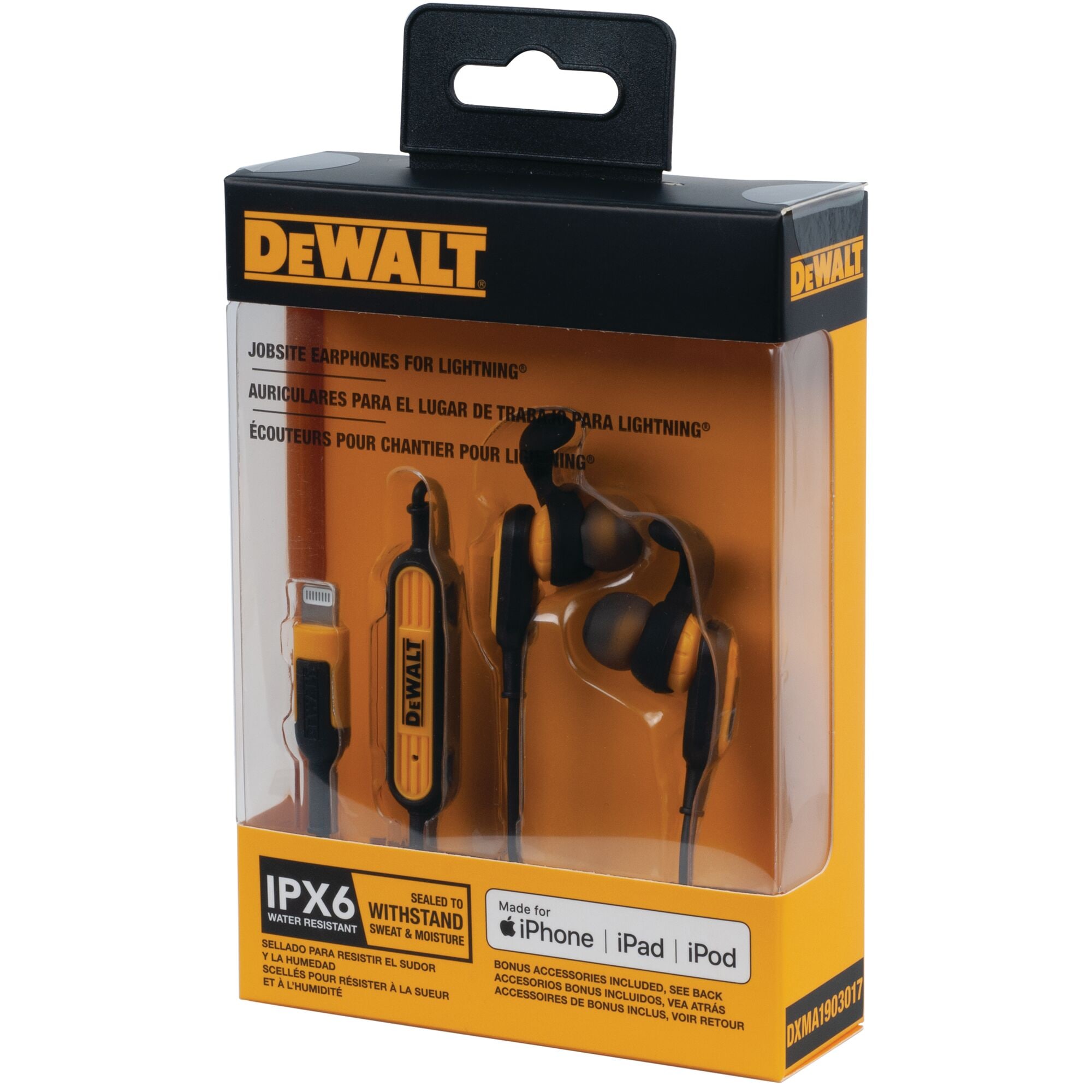 Jobsite Earphones for Lightning DEWALT