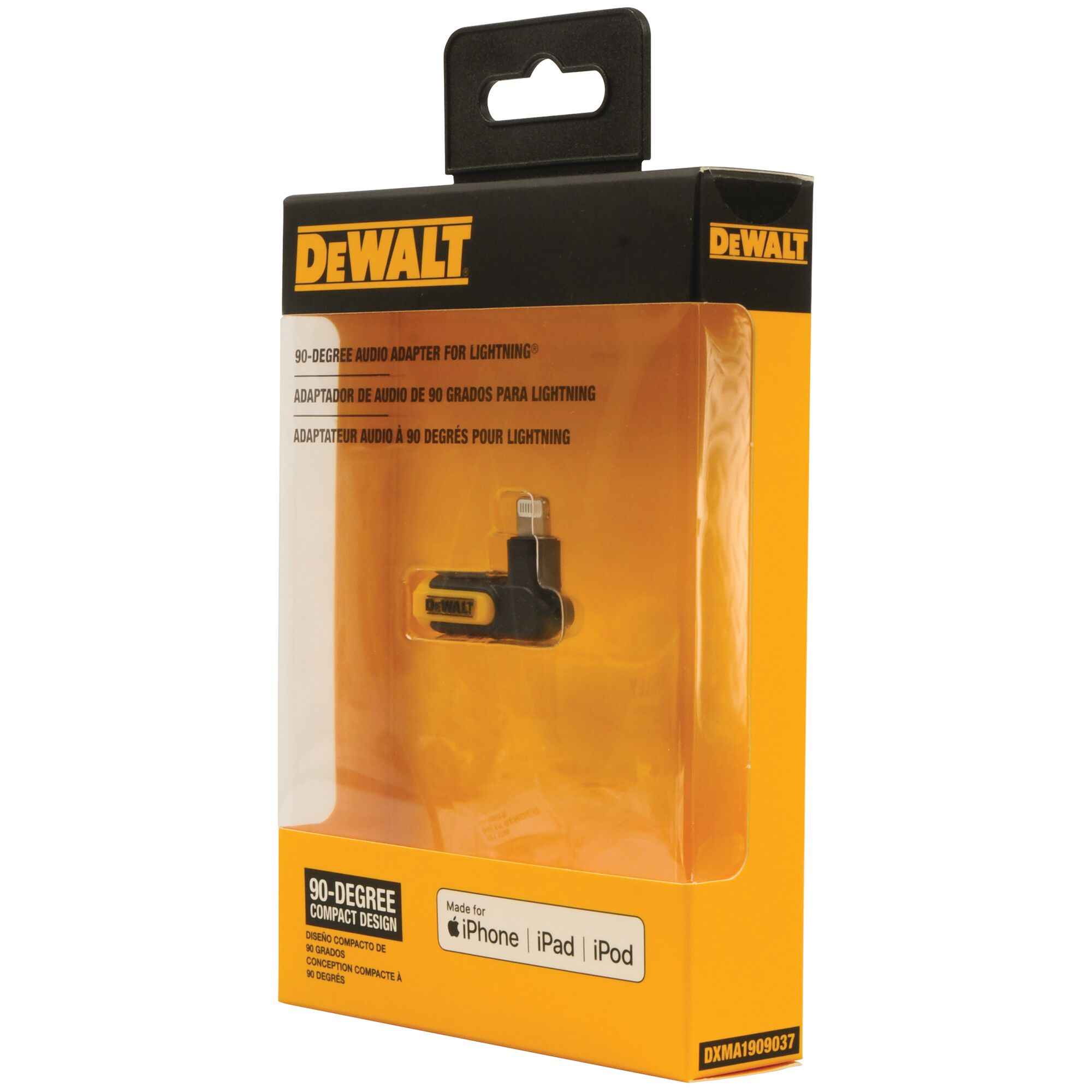 90 Degree Audio Adapter for Lightning DEWALT