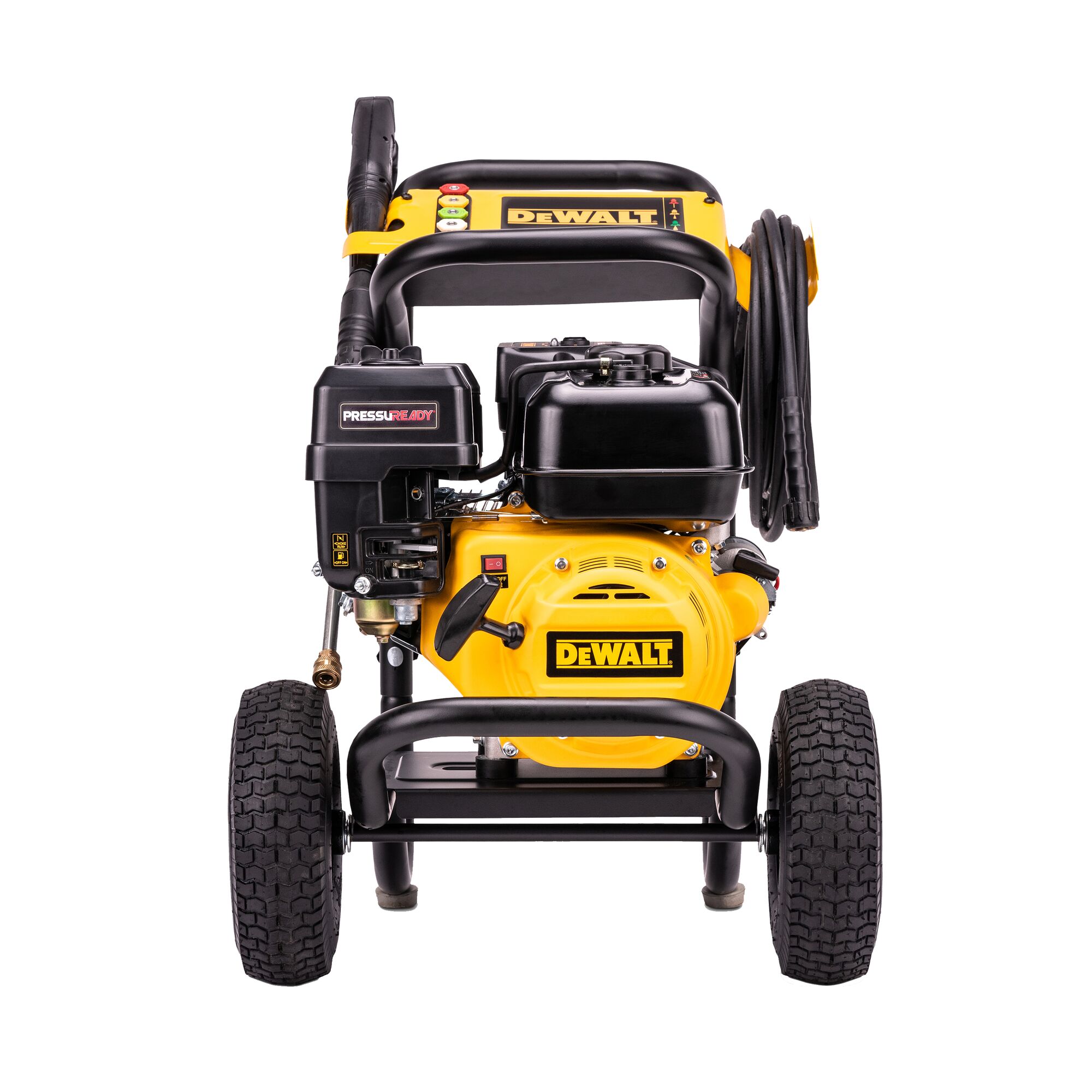 Dewalt pressure ready 3400 psi 2.5 gpm outlet cold water gas powered pressure washer