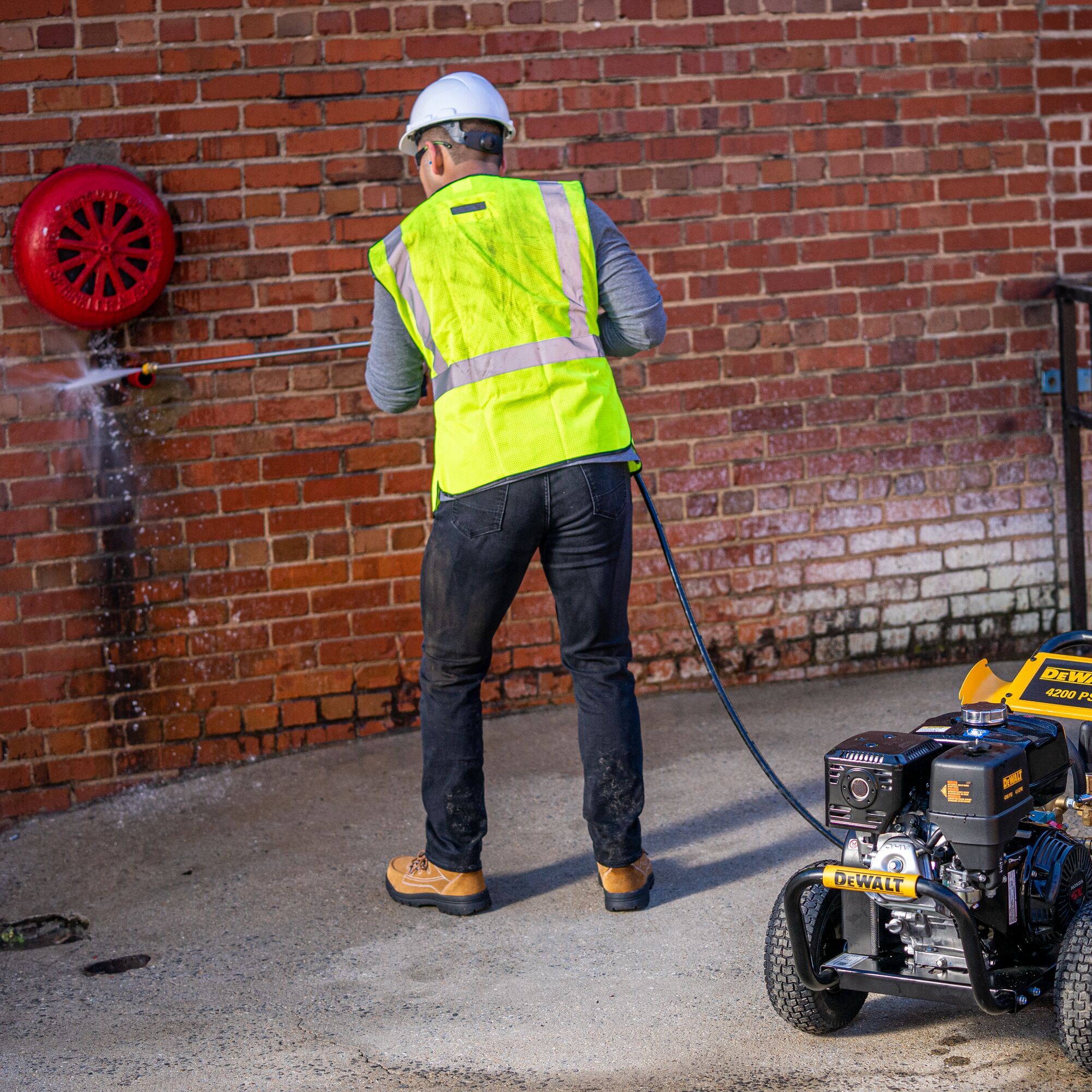 Dewalt pressure washer with shop cat pump