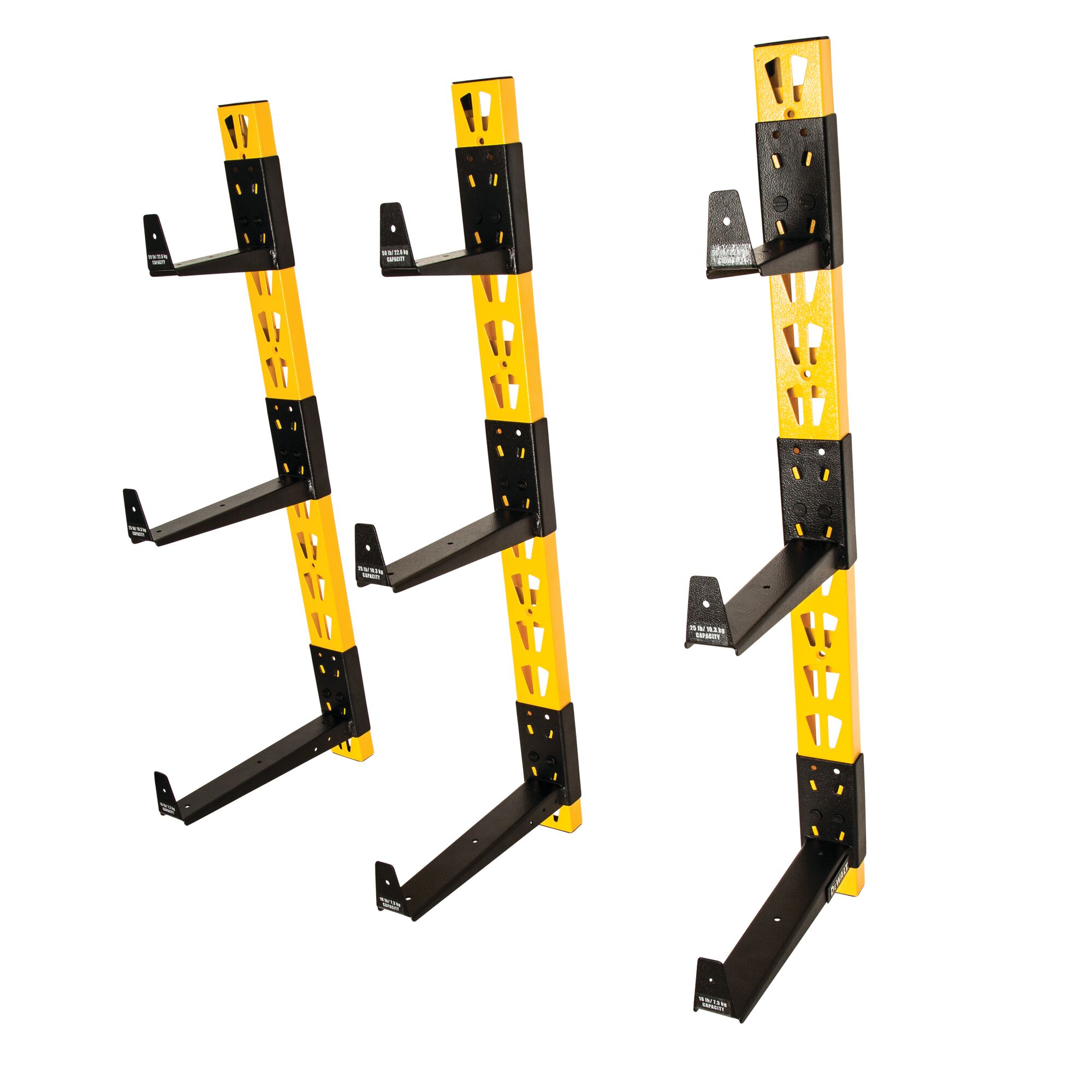 DEWALT DXSTACLR 9-Bracket Wall Mount Material Storage Cantilever Rack ...