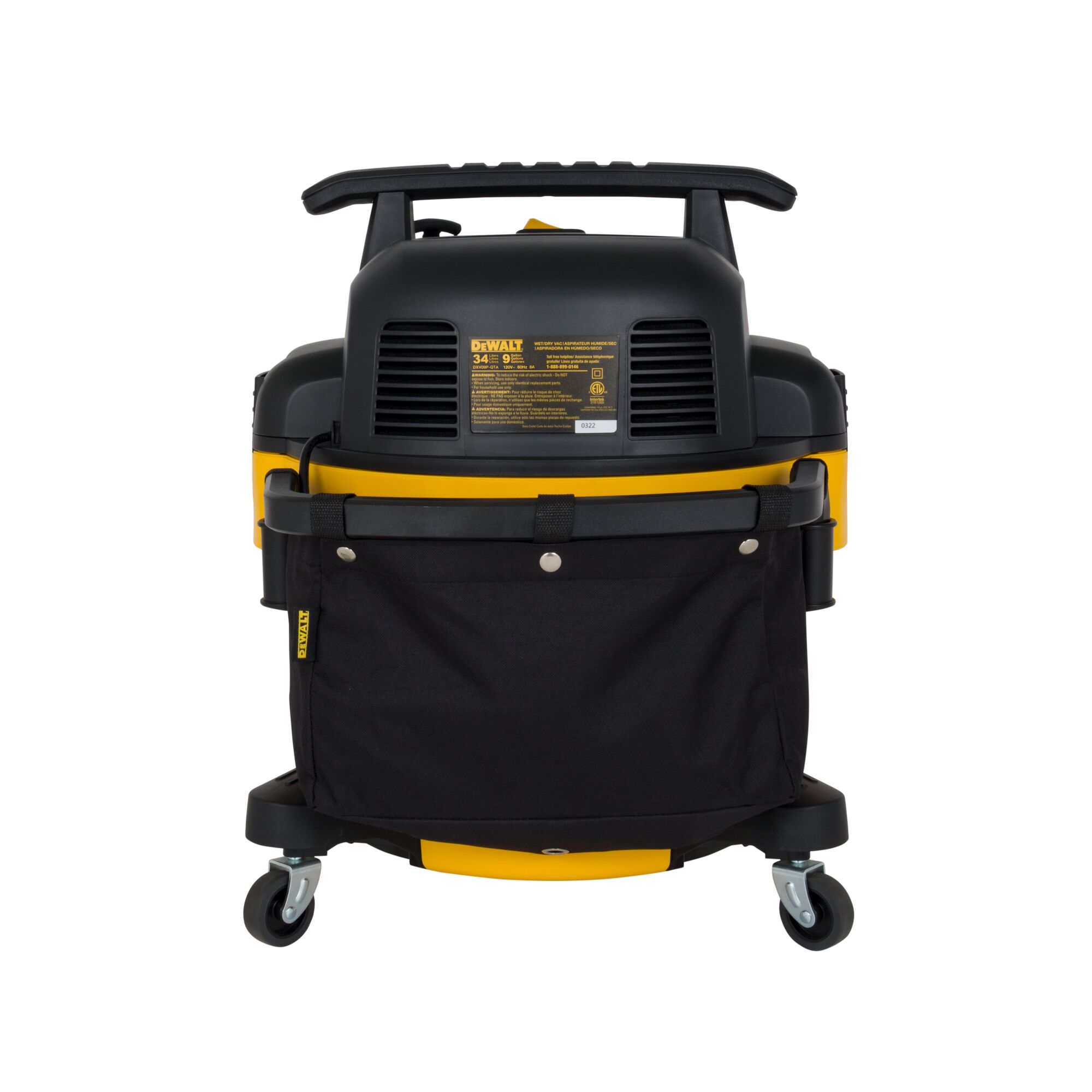 9 Gallon 5.0 PHP STEALTHSONIC QUIET VACUUM DEWALT