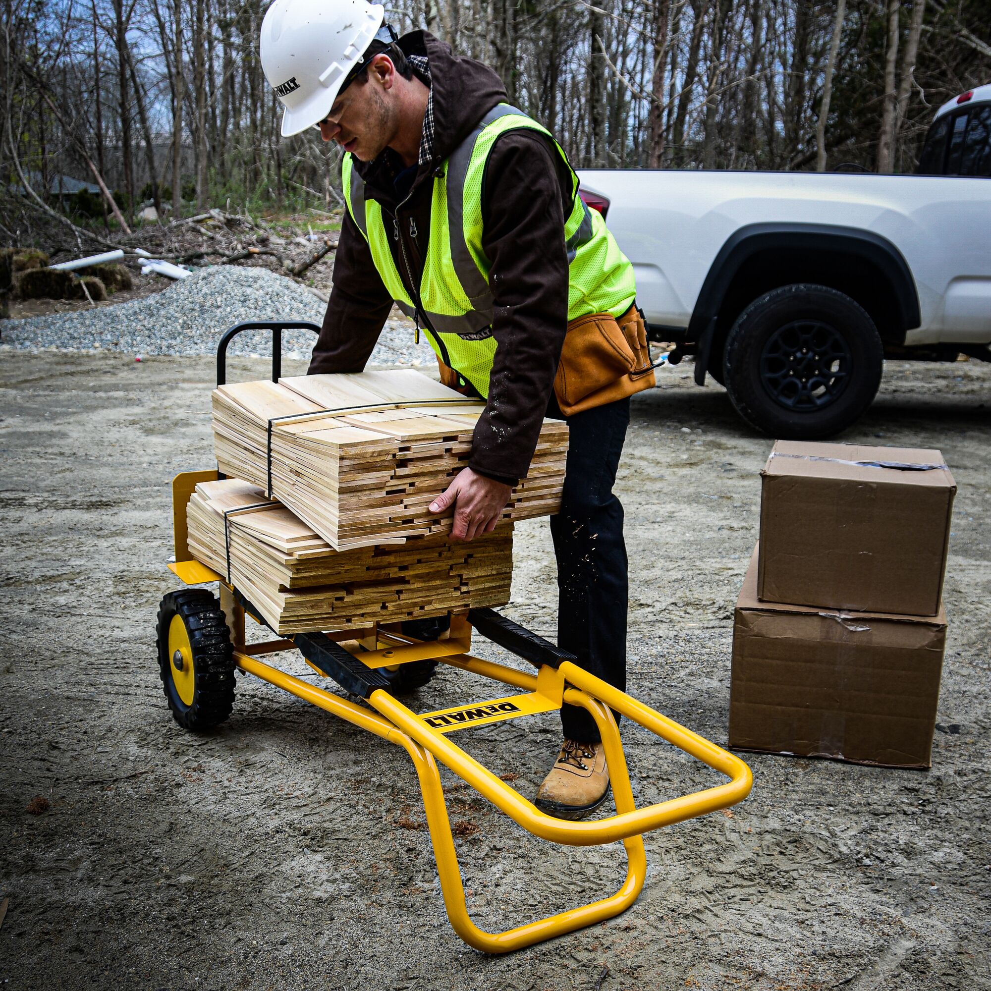 DeWalt DXWT HT101 KIT Extended Steel Hand Truck with Kit DEWALT