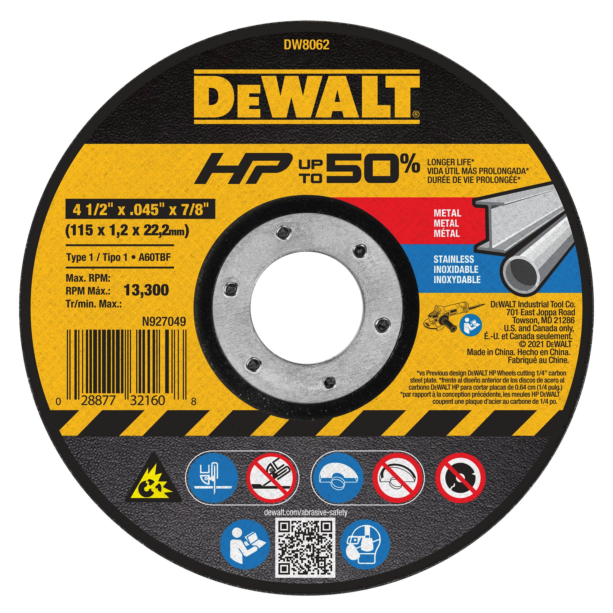 High Performance™ Cutting Wheels | DEWALT