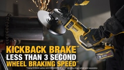 Video A video showcasing the features and benefits of the Large Angle Grinder 